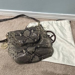 Snakeskin Michael Kors purse